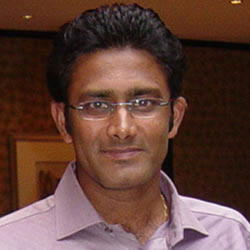 Author Anil Kumble